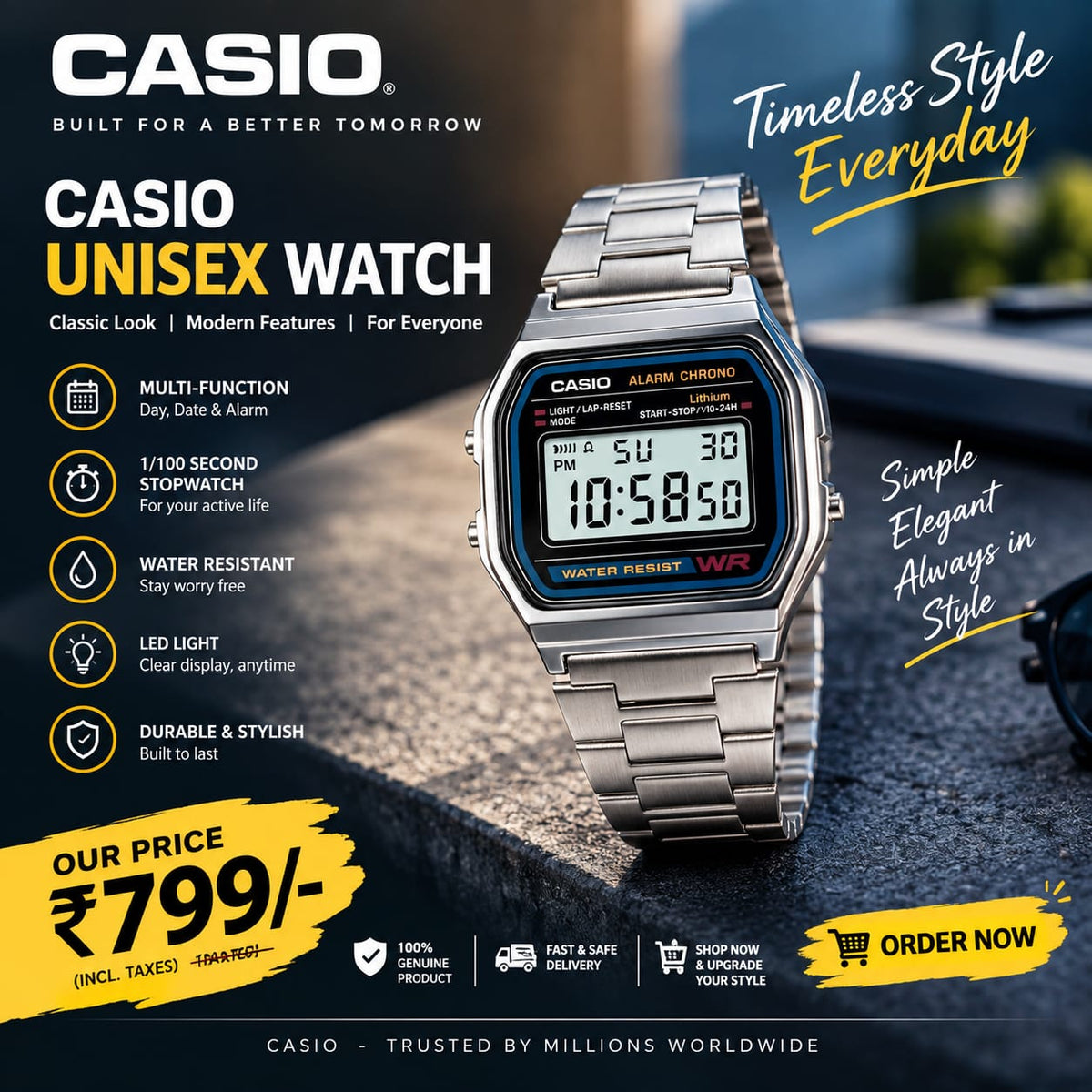 Casio Unisex Watch