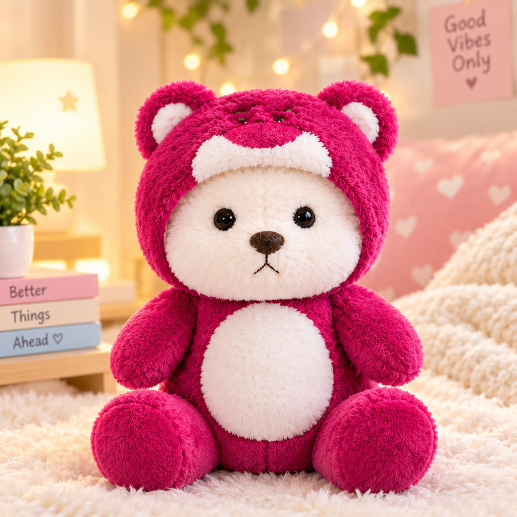 Premium Pink Soft Teddy Bear Buy 1 Get 1 Free