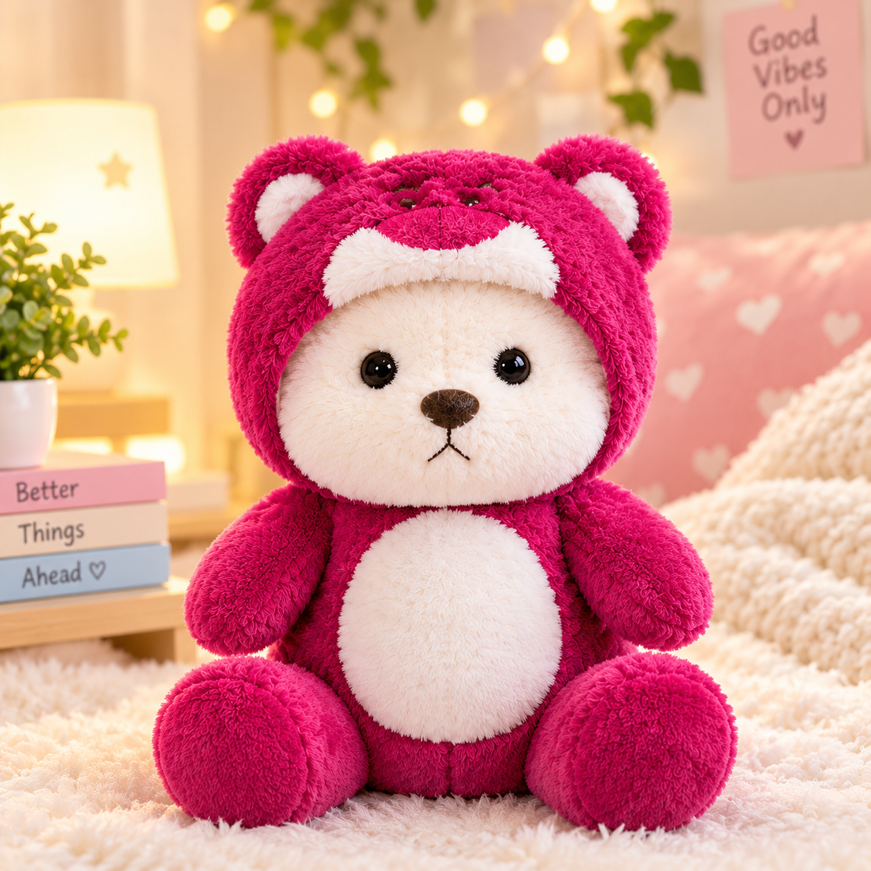 Premium Pink Soft Teddy Bear Buy 1 Get 1 Free
